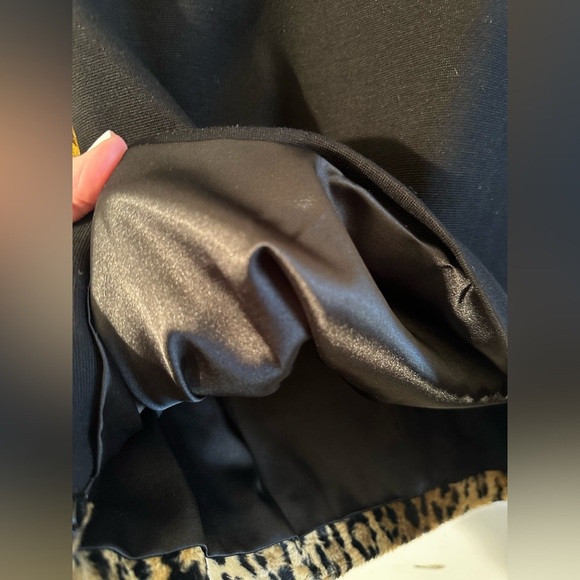 MILLY 6 Animal Print Leopard Faux Fur Lamb Leather Sleeveless MINT USA Baddie - Picture 7 of 12